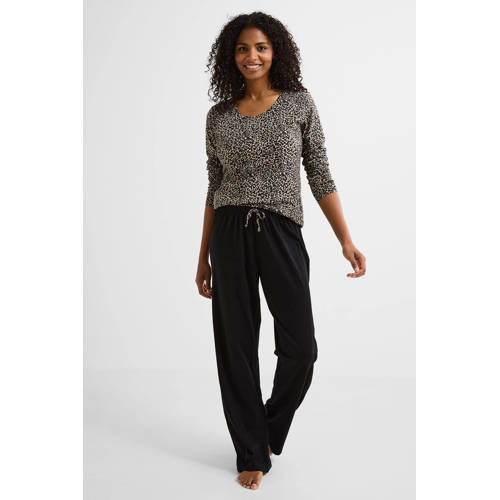 Dreamcovers pyjama beige/zwart afbeelding