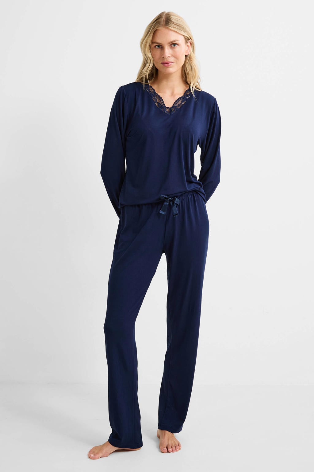 Dreamcovers pyjama set donkerblauw