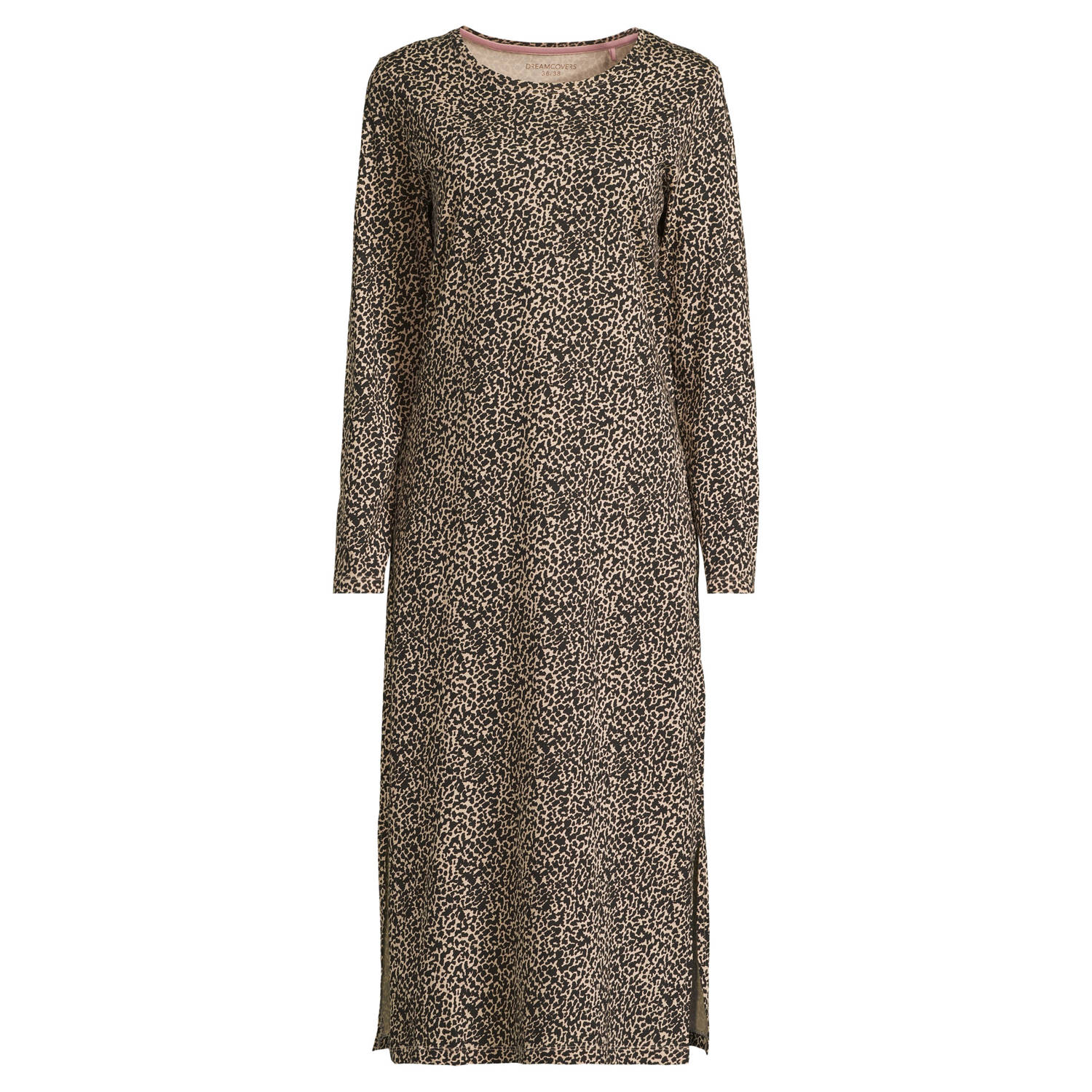 Dreamcovers nachthemd beige zwart