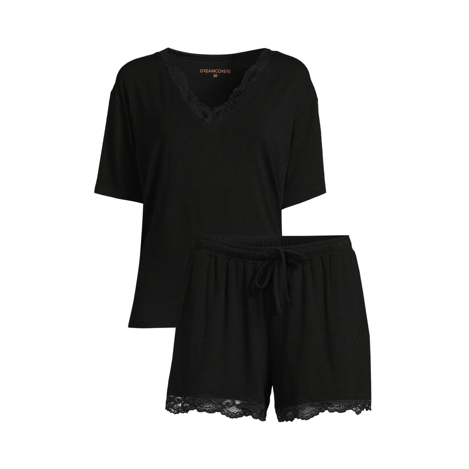Dreamcovers shortama zwart