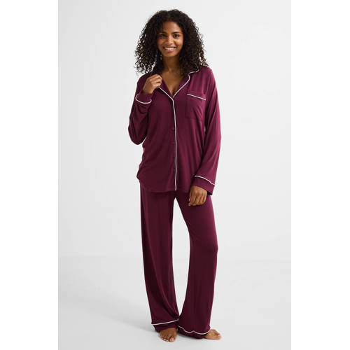 Dreamcovers pyjama donkerrood afbeelding
