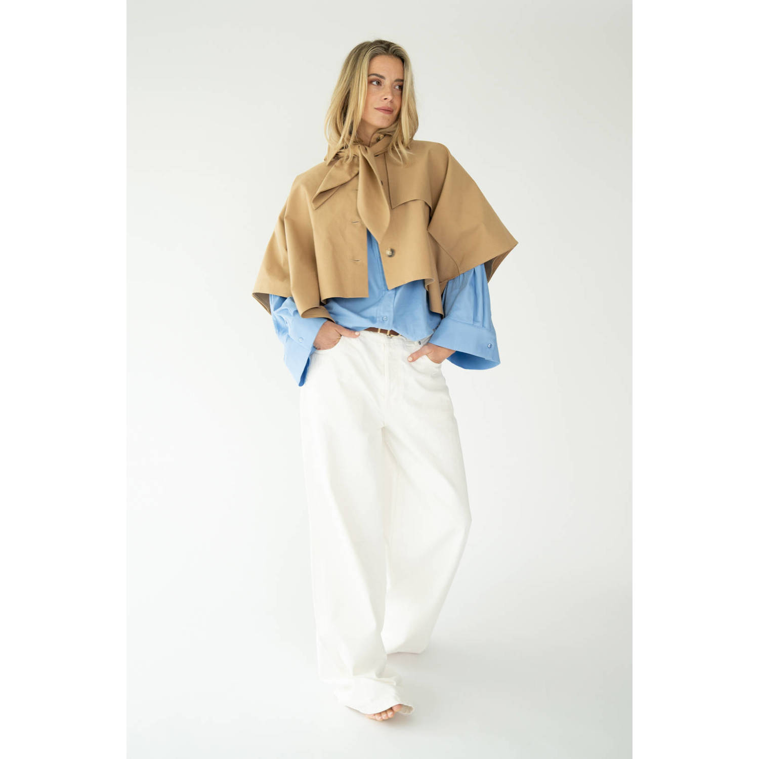 Est'seven X Ellemieke zomerjas beige
