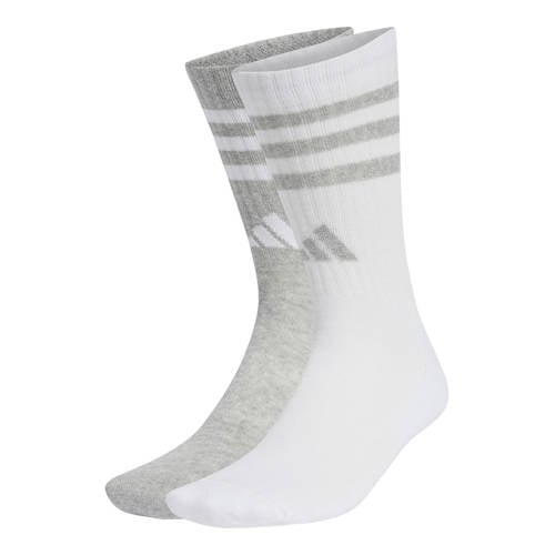 adidas Performance sokken - set van 2 wit/grijs afbeelding