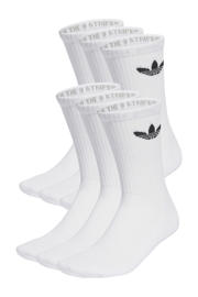 thumbnail: adidas Originals Trefoil Cushion sokken - set van 6 wit