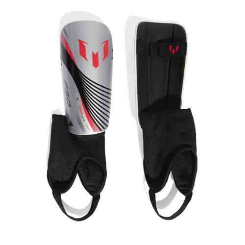 adidas Performance junior scheenbeschermers Messi grijs/rood/zwart afbeelding