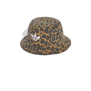 bucket hat bruin/zwart