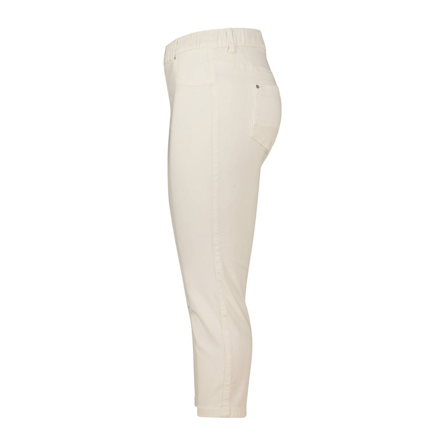 MS Mode skinny regular waist broek wit