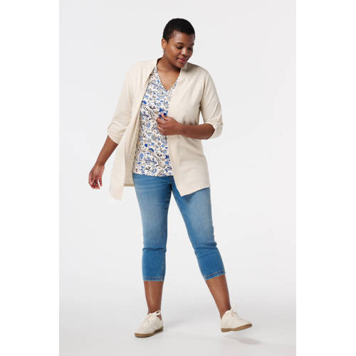 MS Mode skinny jeans medium blue denim afbeelding