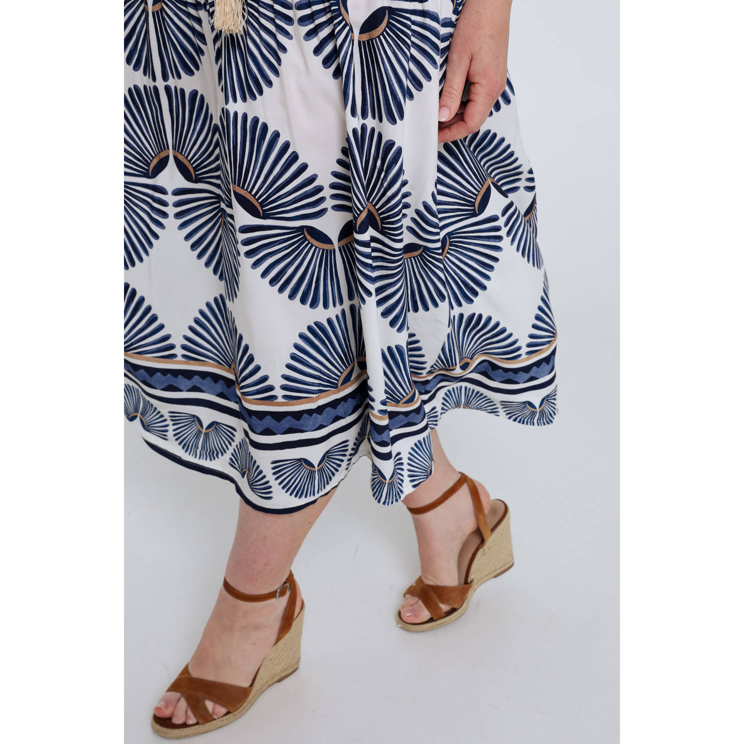 Paprika zomerjurk marine