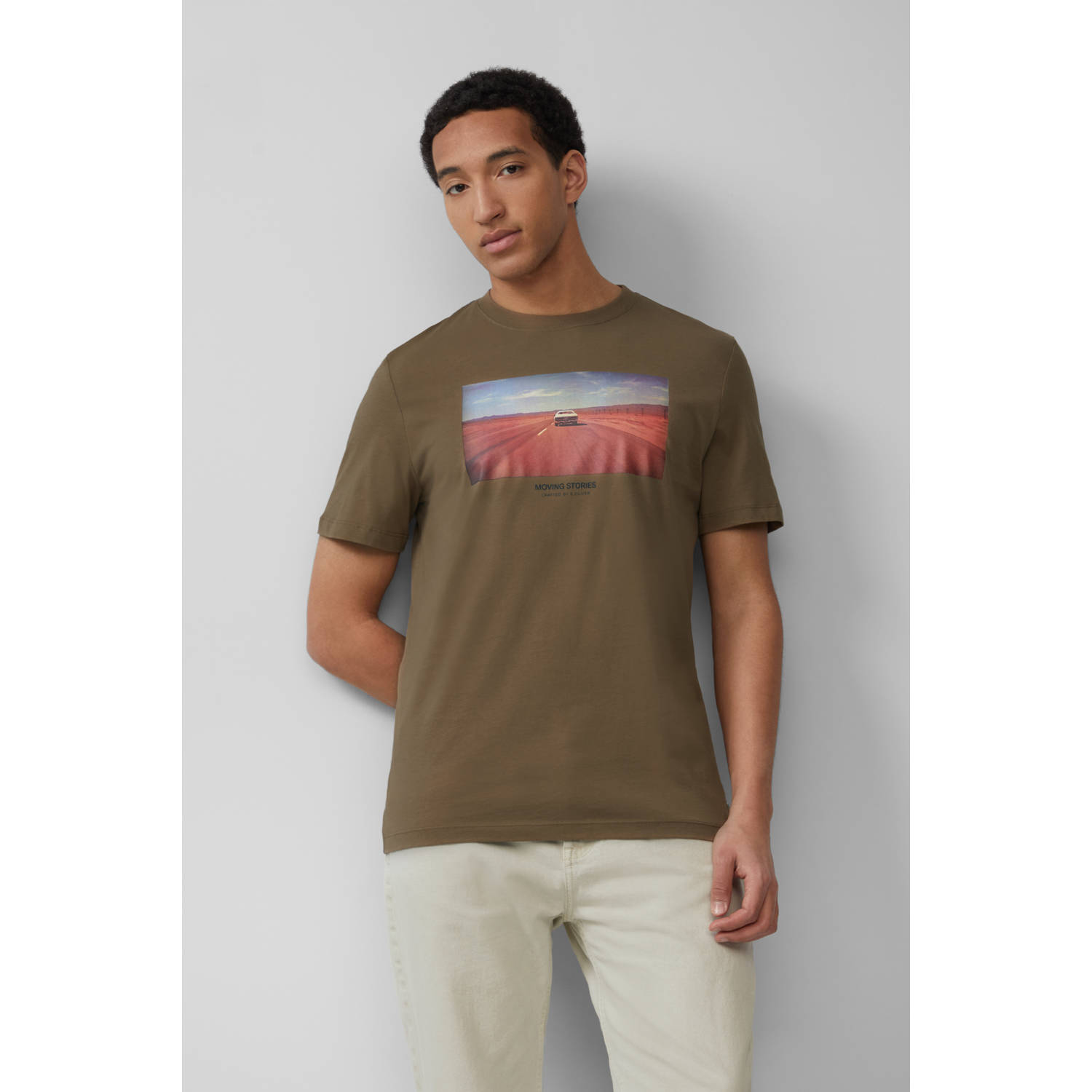 s.Oliver T-shirt bruin