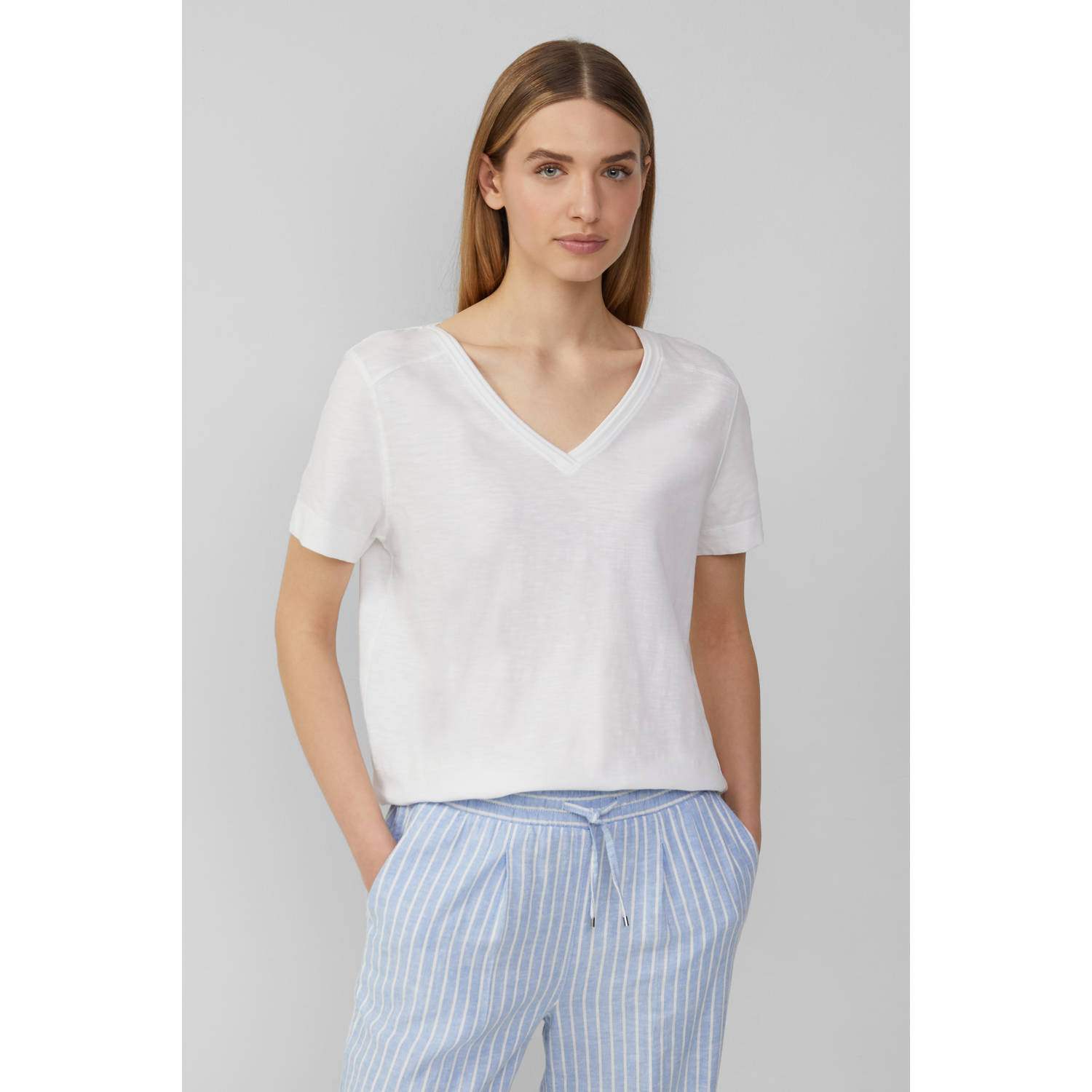S.Oliver RED LABEL Regular fit T-shirt van puur katoen