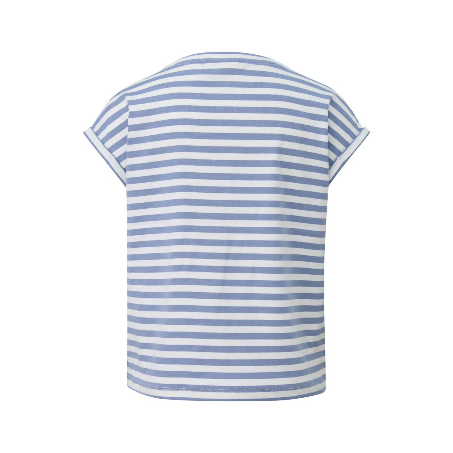 comma casual identity top lichtblauw