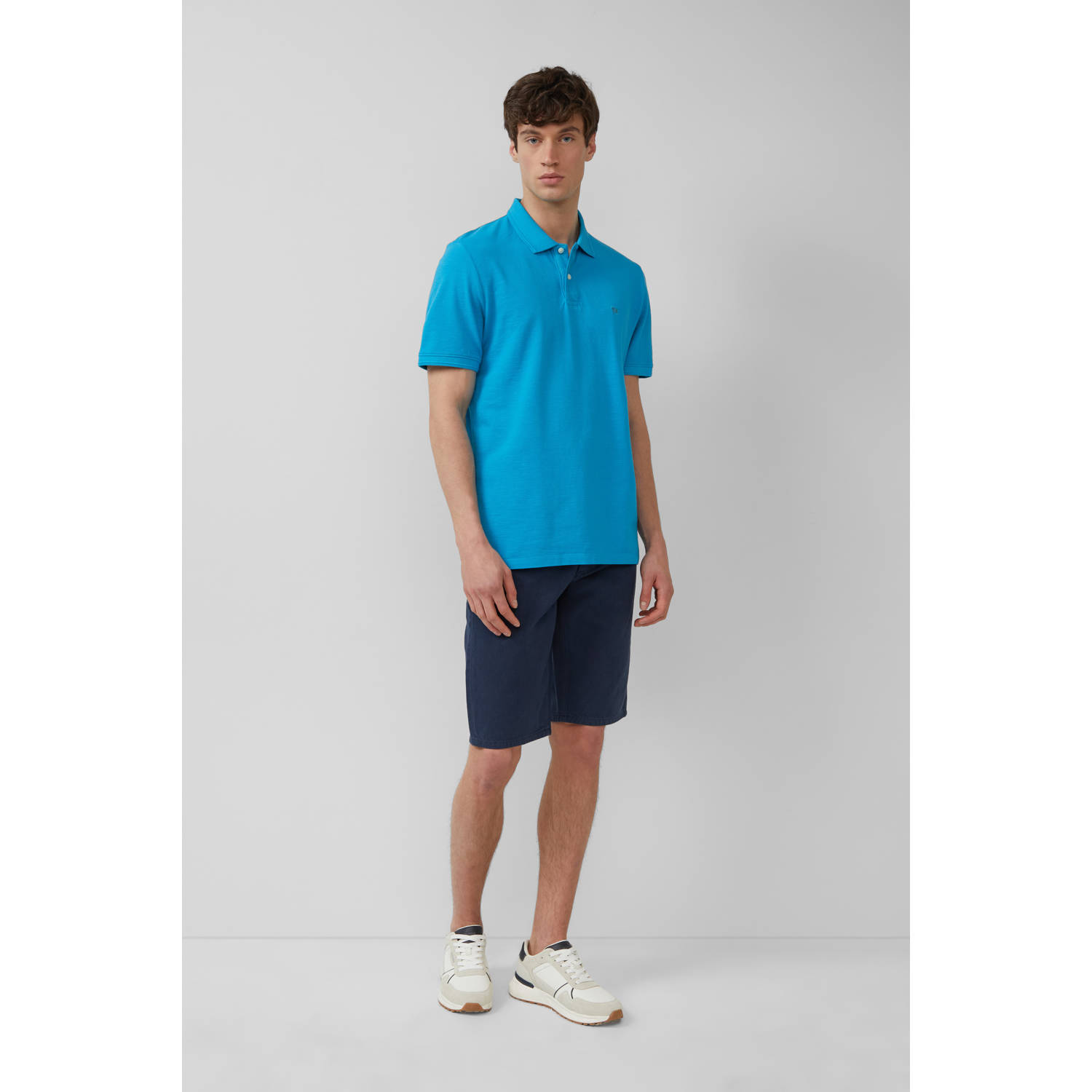 s.Oliver regular polo petrol