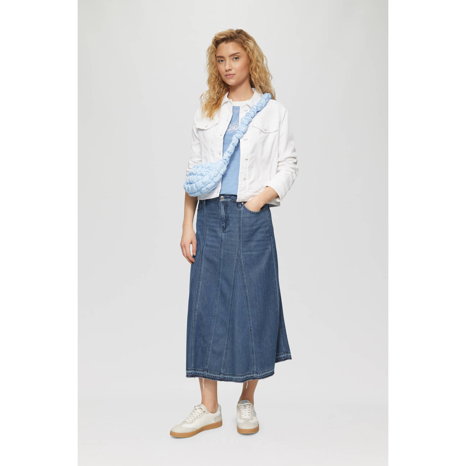 s.Oliver spijkerrok medium blue denim