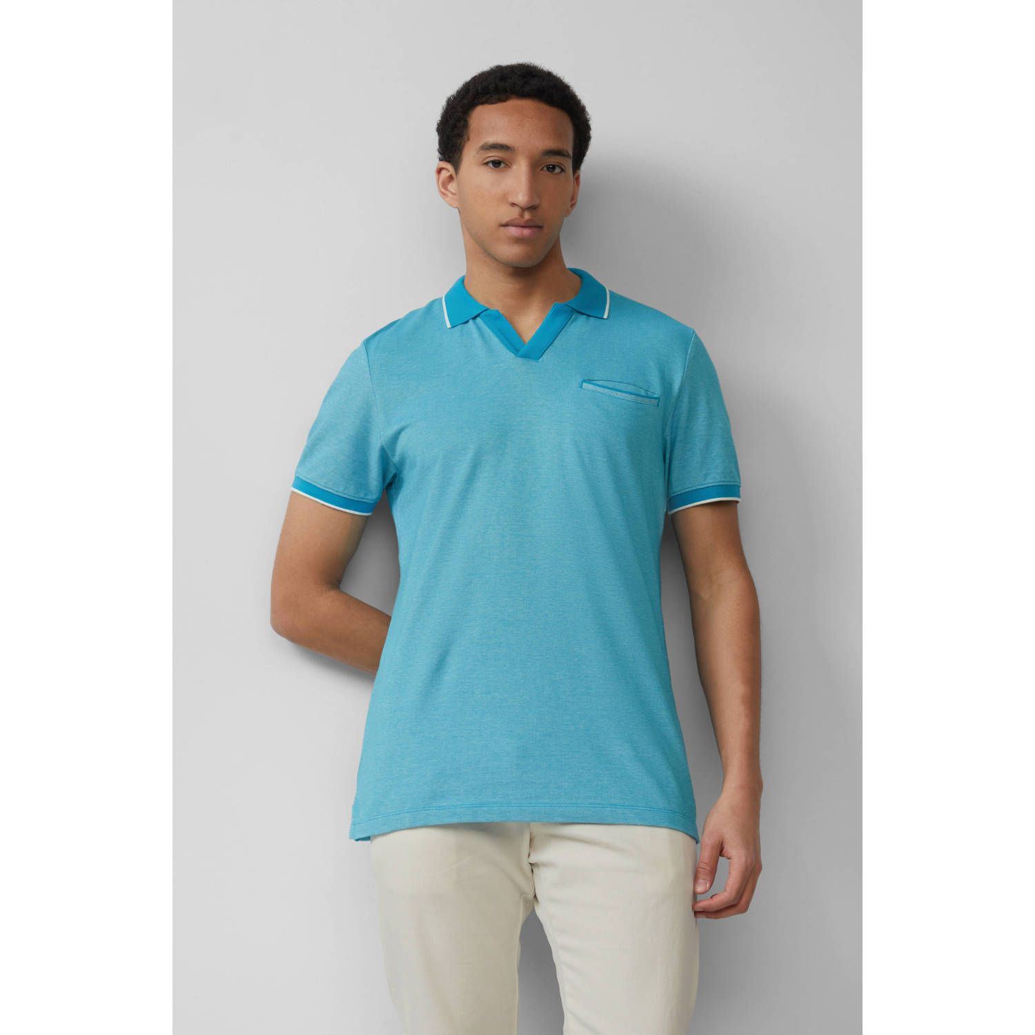 S.Oliver regular polo turquoise