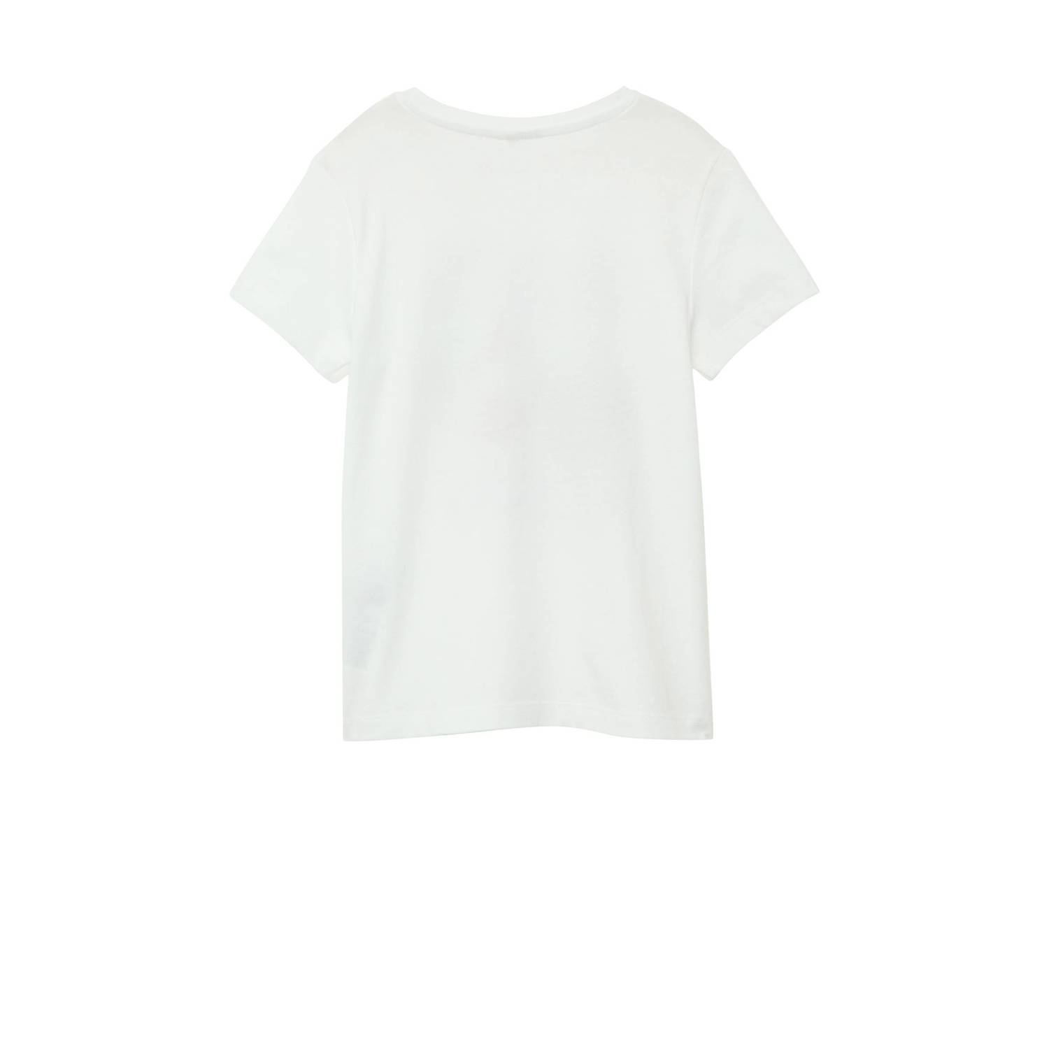 s.Oliver T-shirt wit met glitter