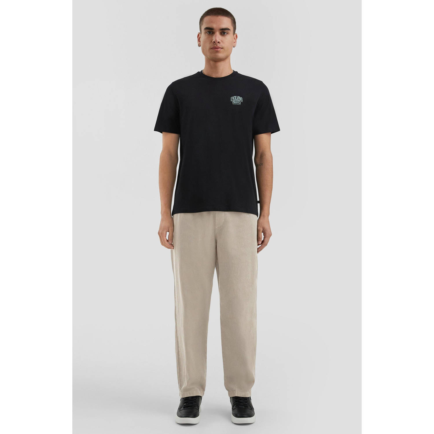 Q S by s.Oliver T-shirt zwart