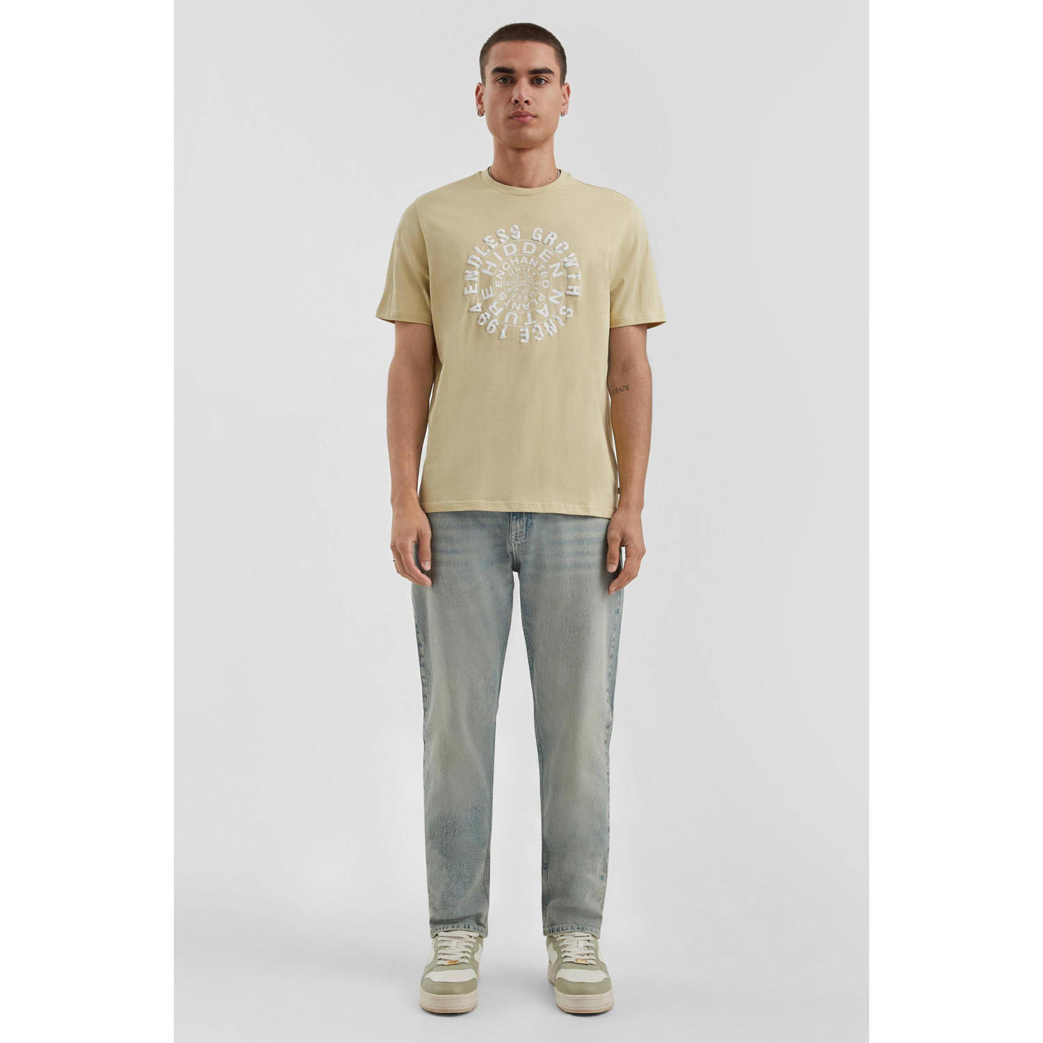 Q S by s.Oliver T-shirt lichtkaki
