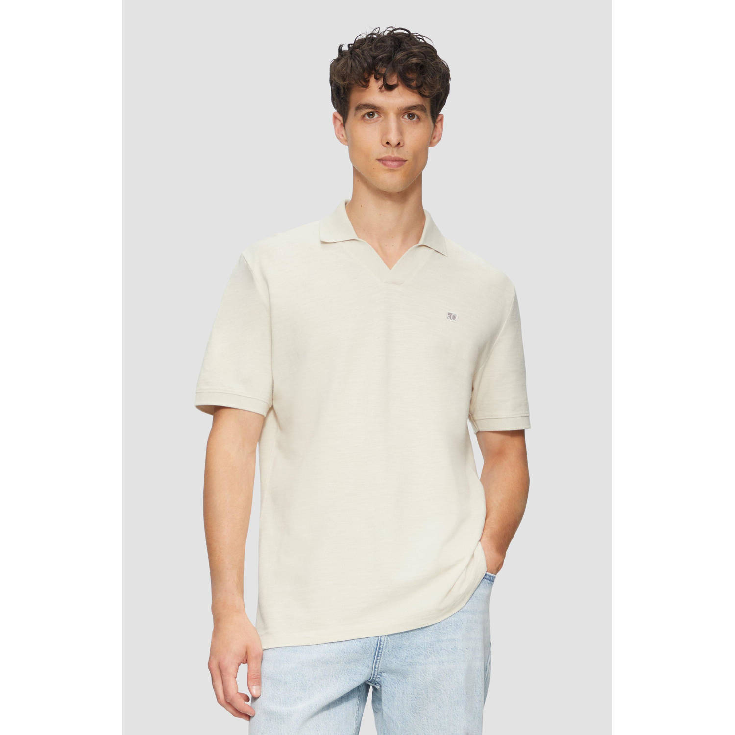 S.Oliver Poloshirt met geborduurd logo