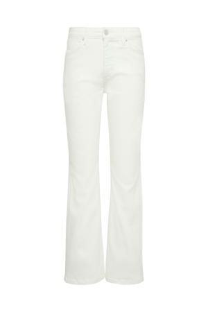 high waist slim fit jeans wit