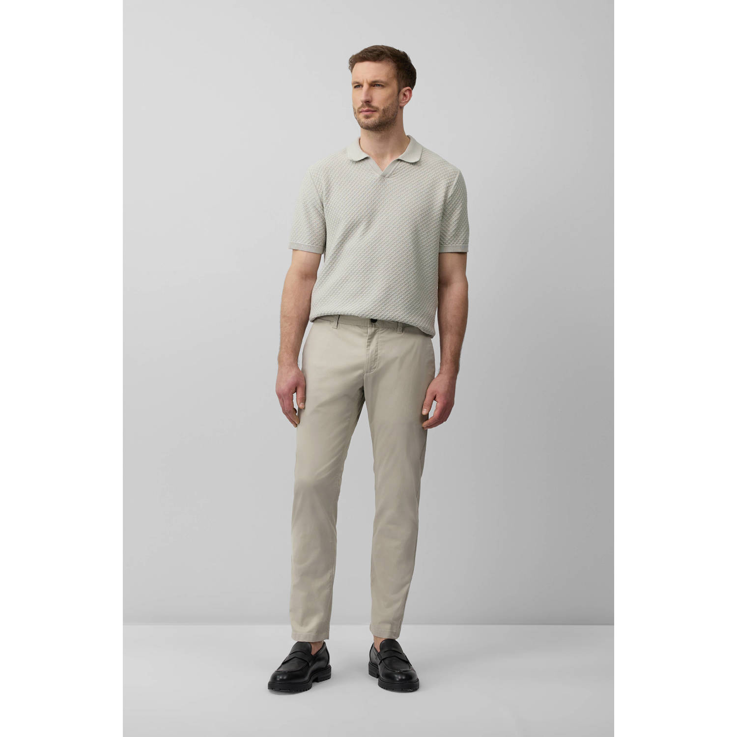 s.Oliver BLACK LABEL regular chino ecru