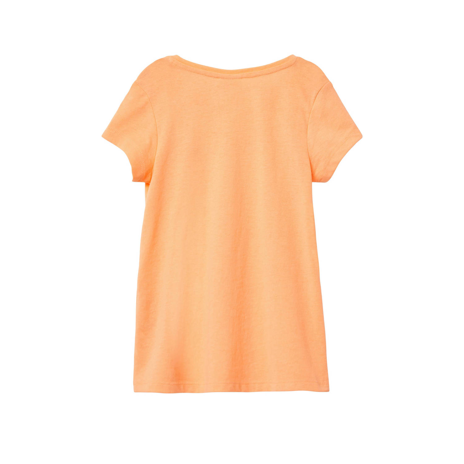 s.Oliver T-shirt oranje met pailletten