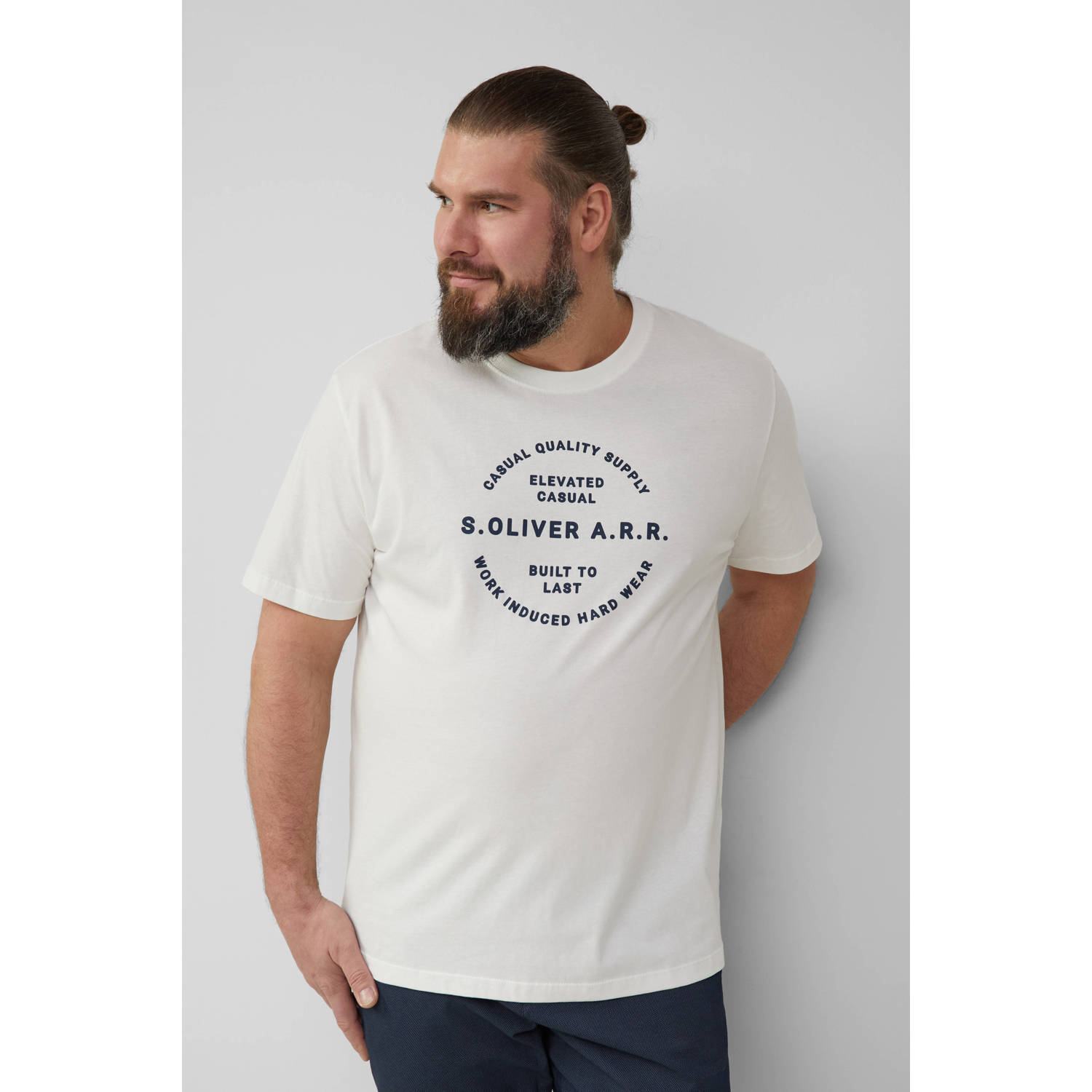S.Oliver Big Size T-shirt wit