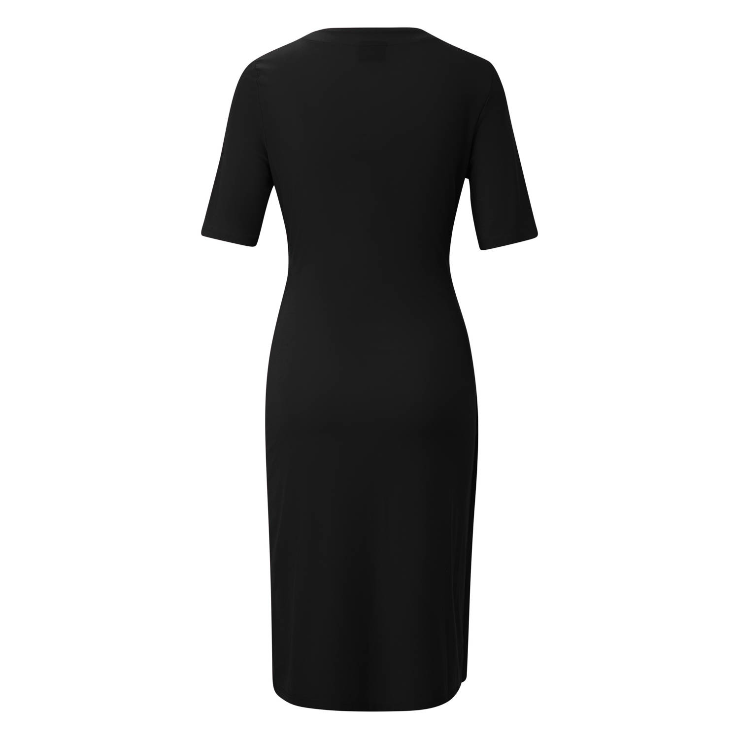 s.Oliver BLACK LABEL midi jurk zwart
