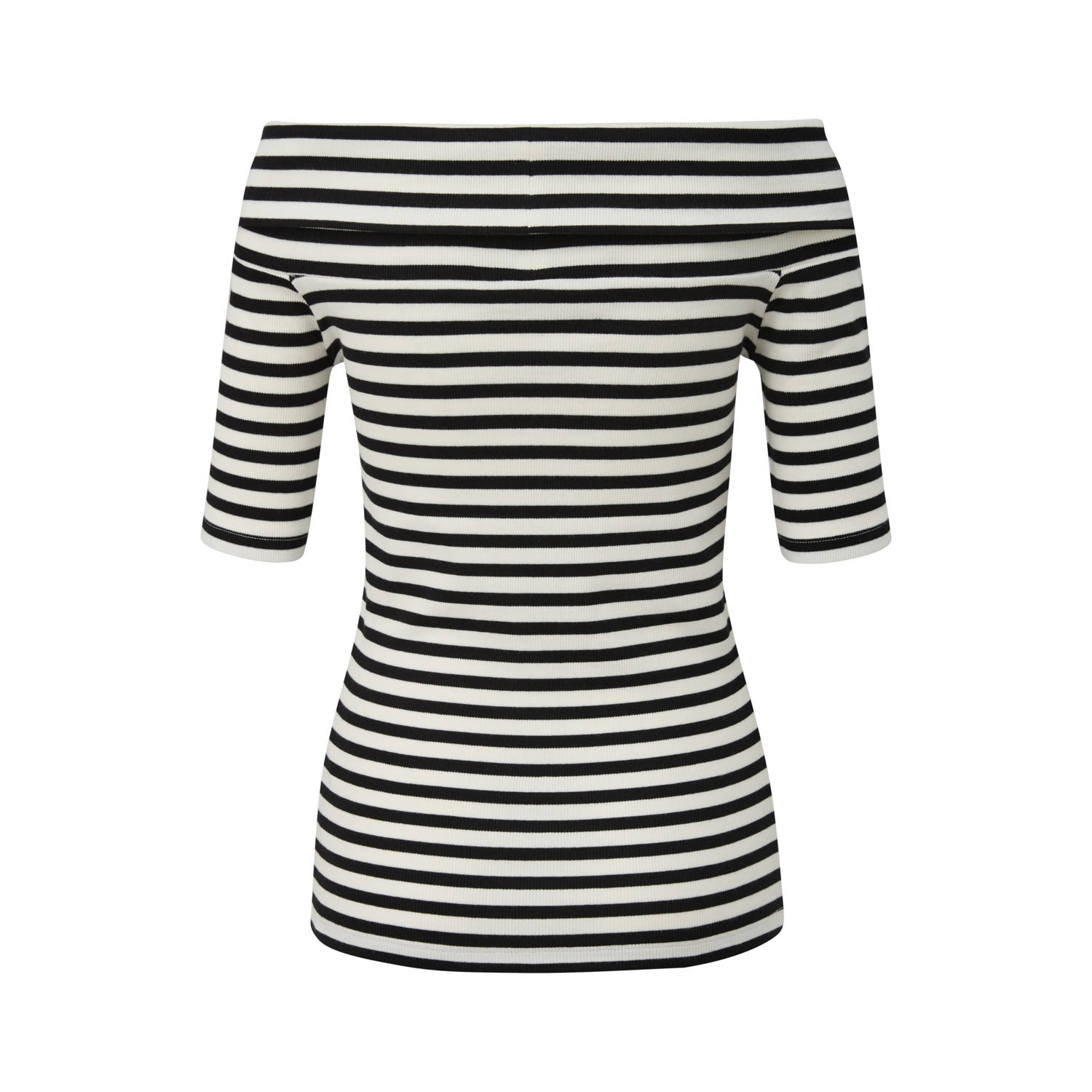 s.Oliver off shoulder top ecru