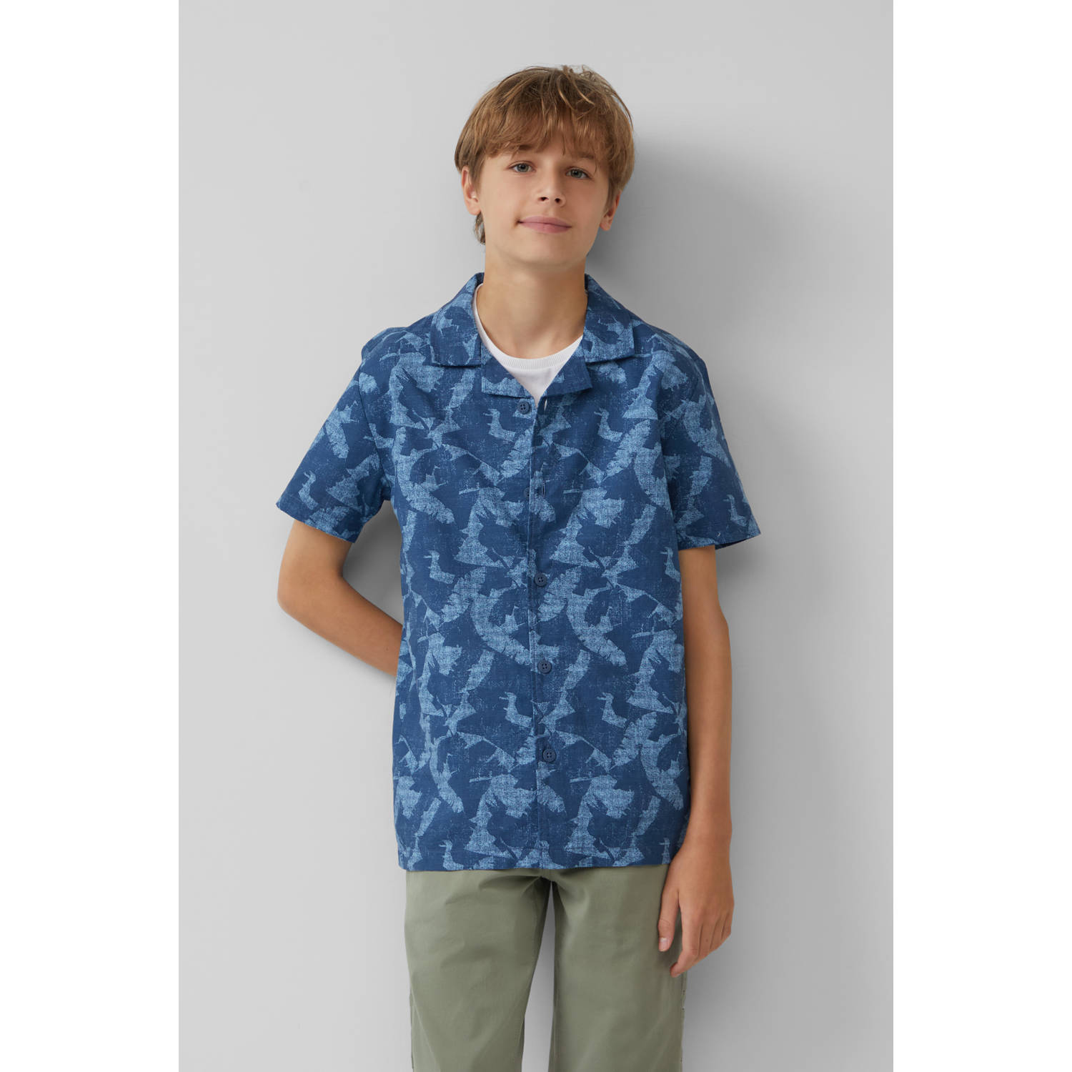 S.Oliver overhemd blauw