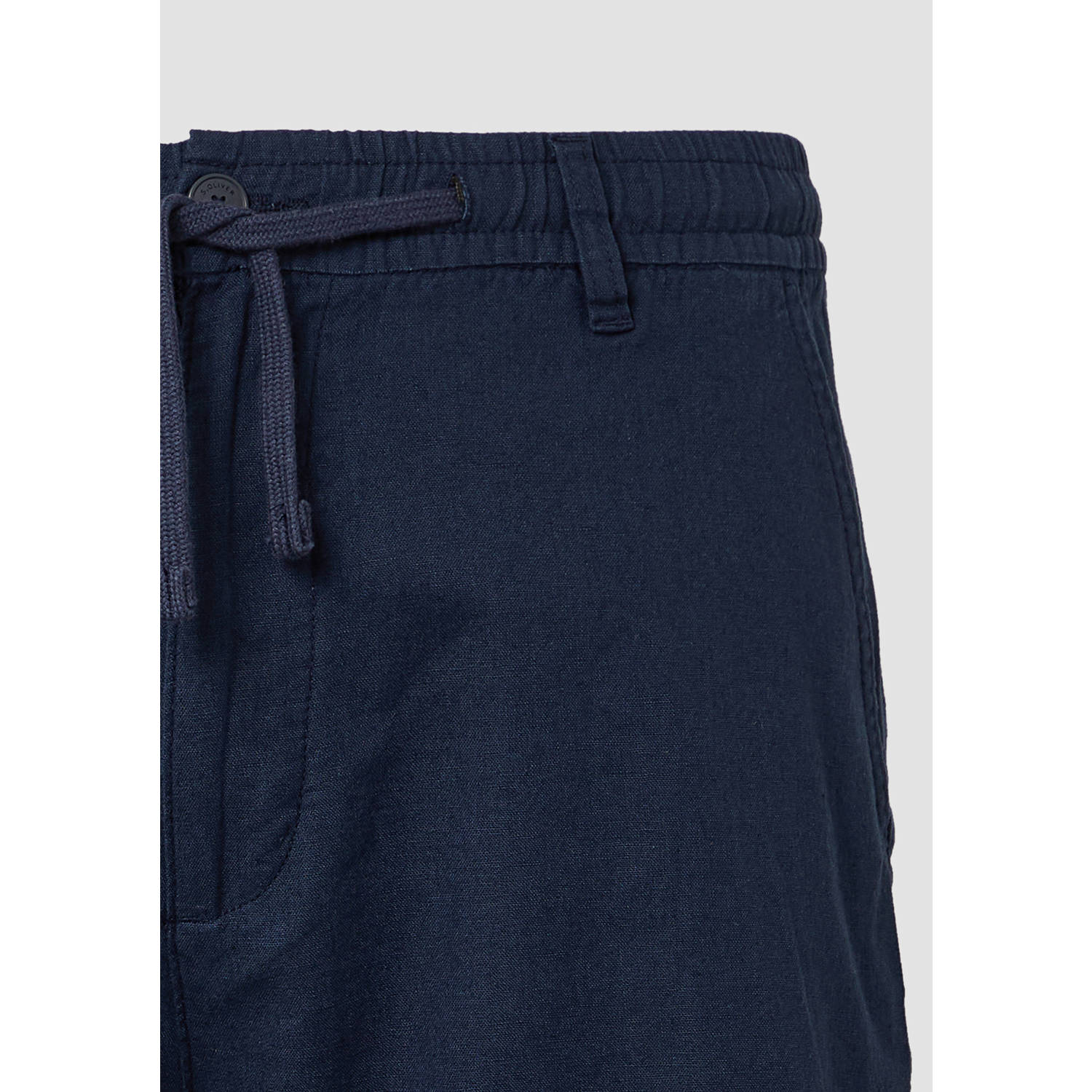 s.Oliver relaxed bermuda short donkerblauw