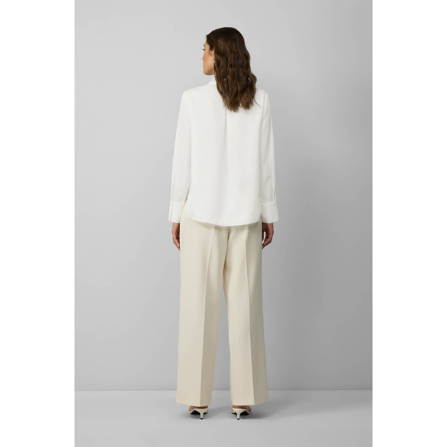 s.Oliver BLACK LABEL relaxed high waist pantalon ecru