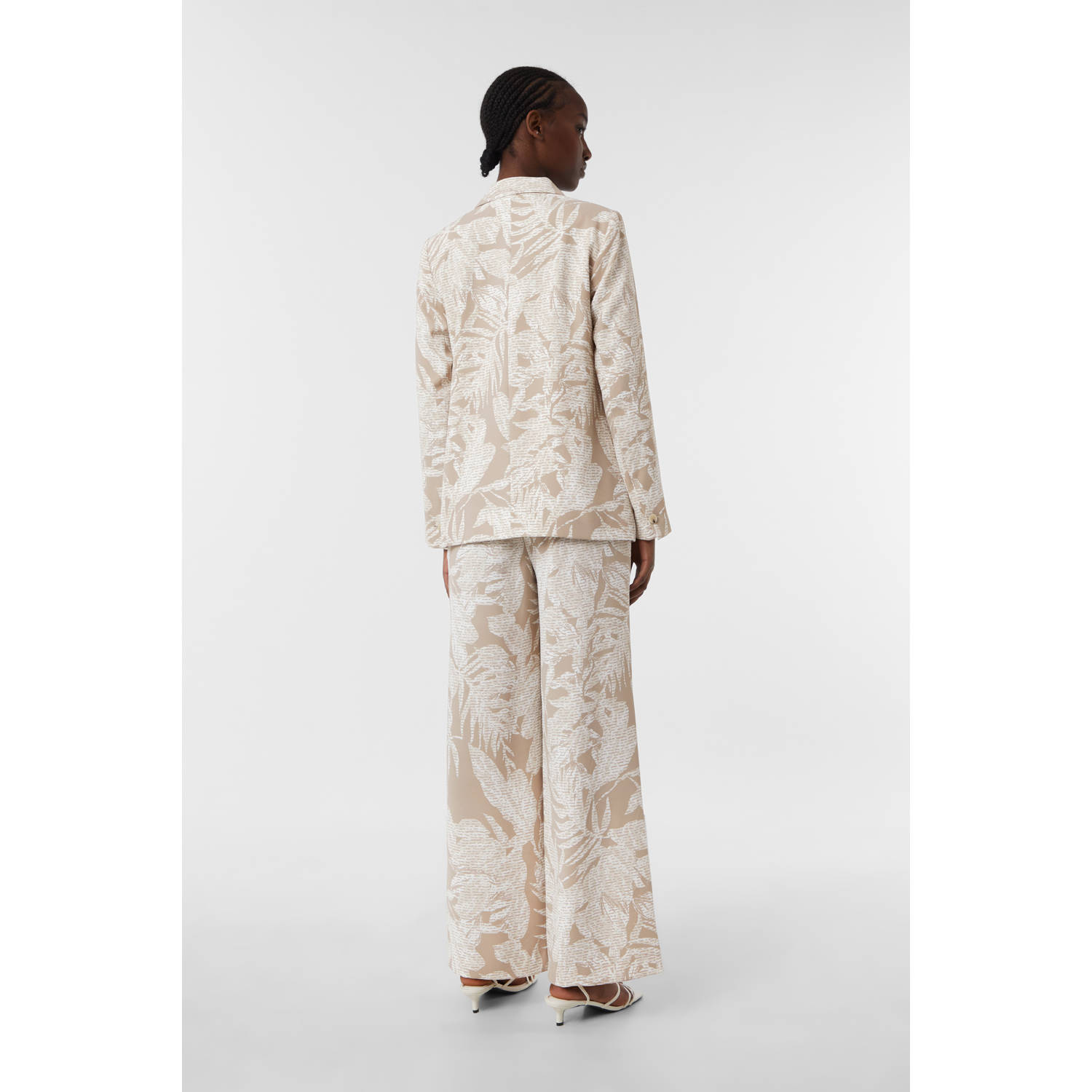 comma regular blazer lichtbruin