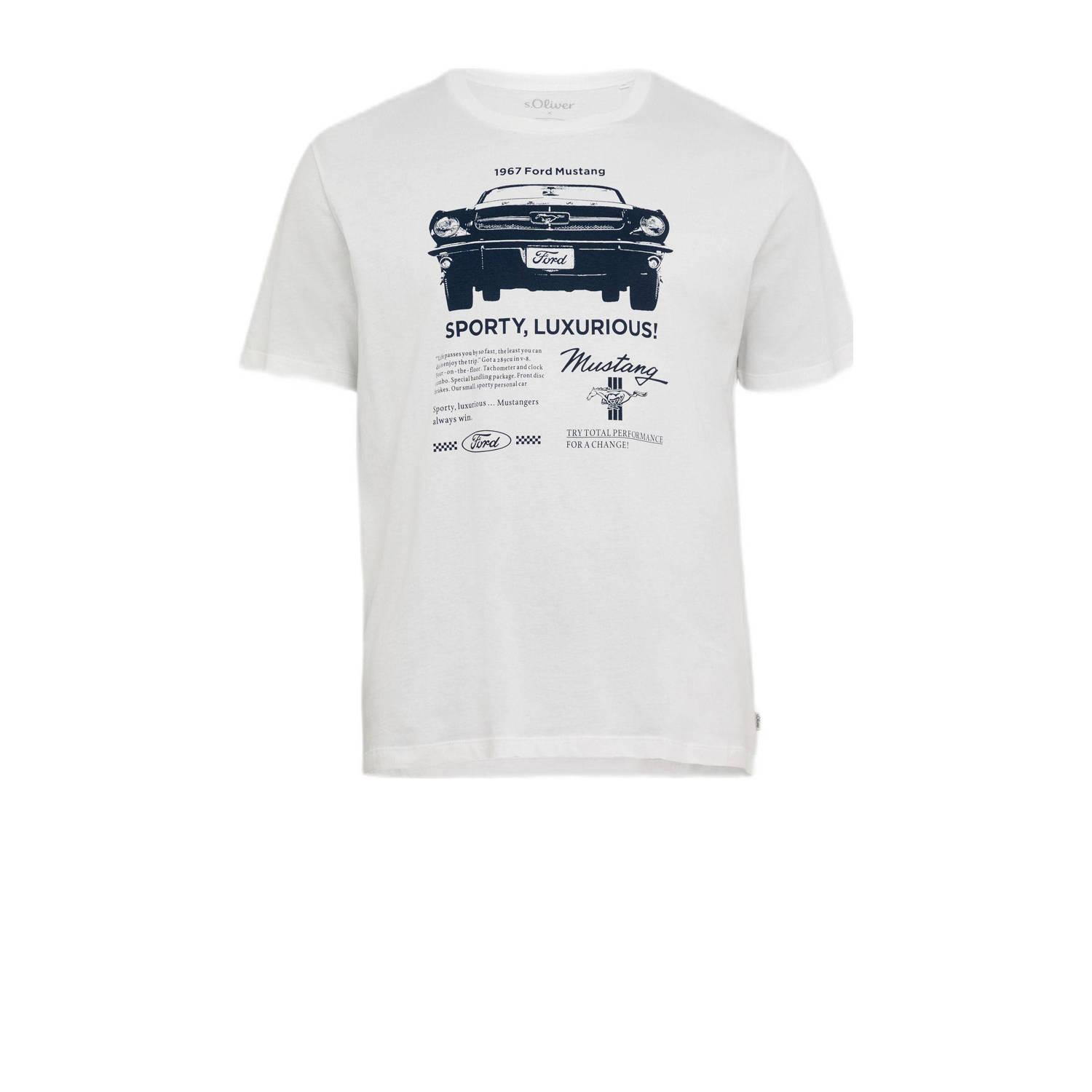 S.Oliver Big Size T-shirt wit