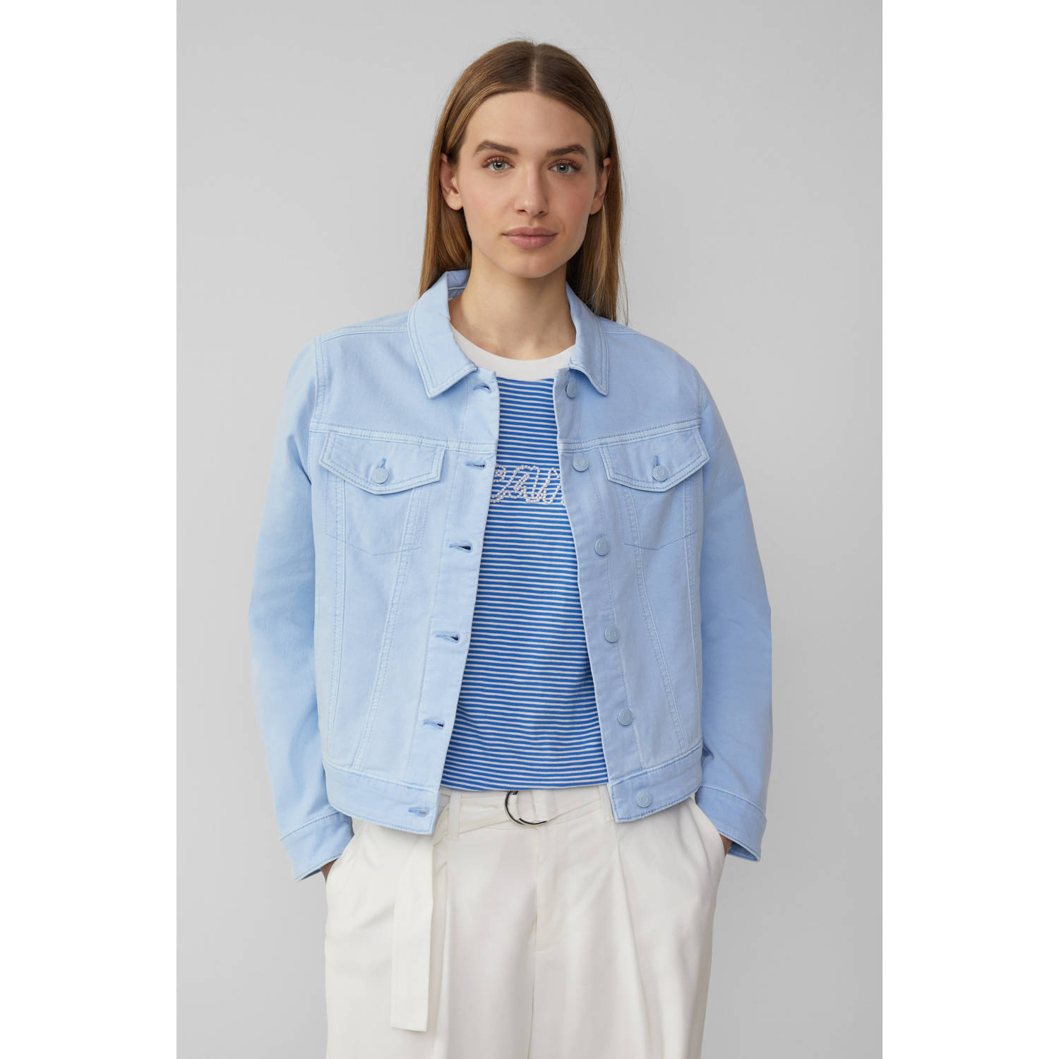 S.Oliver denim spijkerjas lichtblauw
