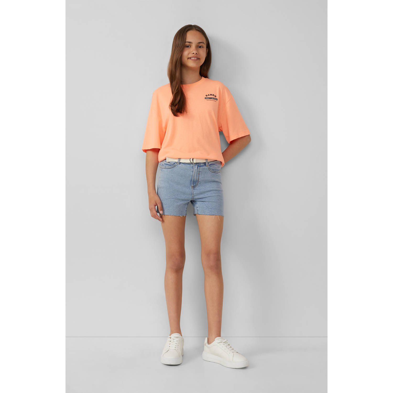 S.Oliver denim short light blue denim