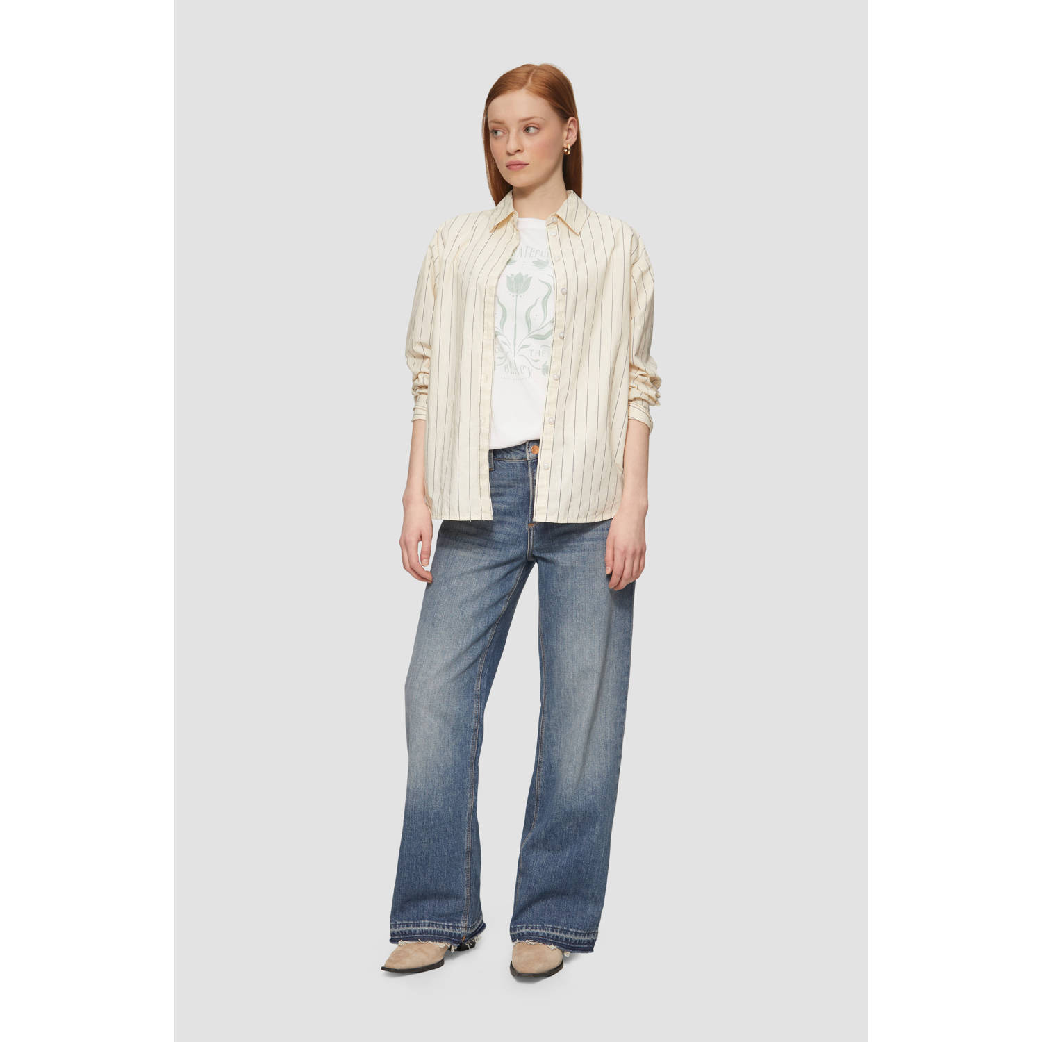 Q S by s.Oliver T-shirt wit