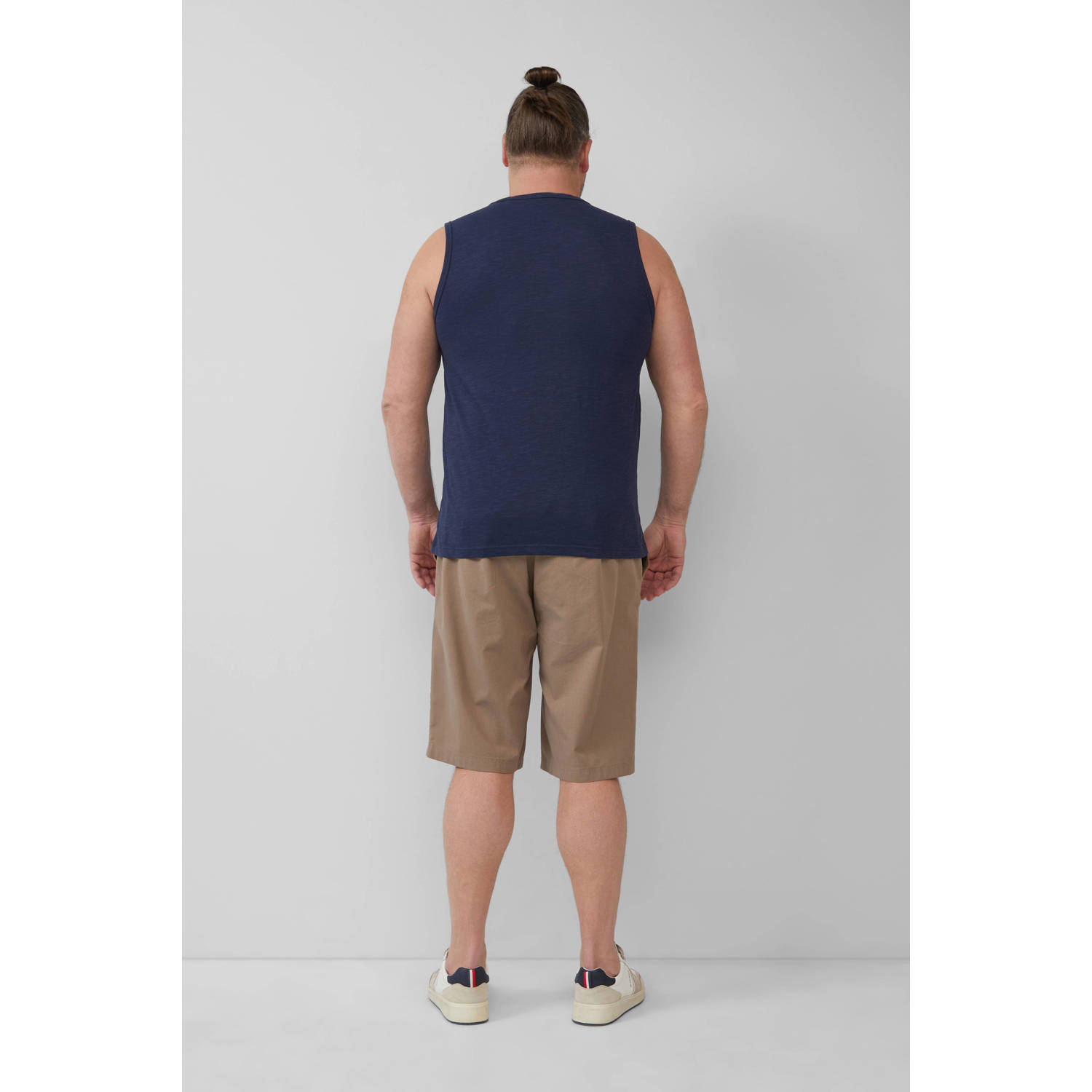 s.Oliver Big Size T-shirt donkerblauw