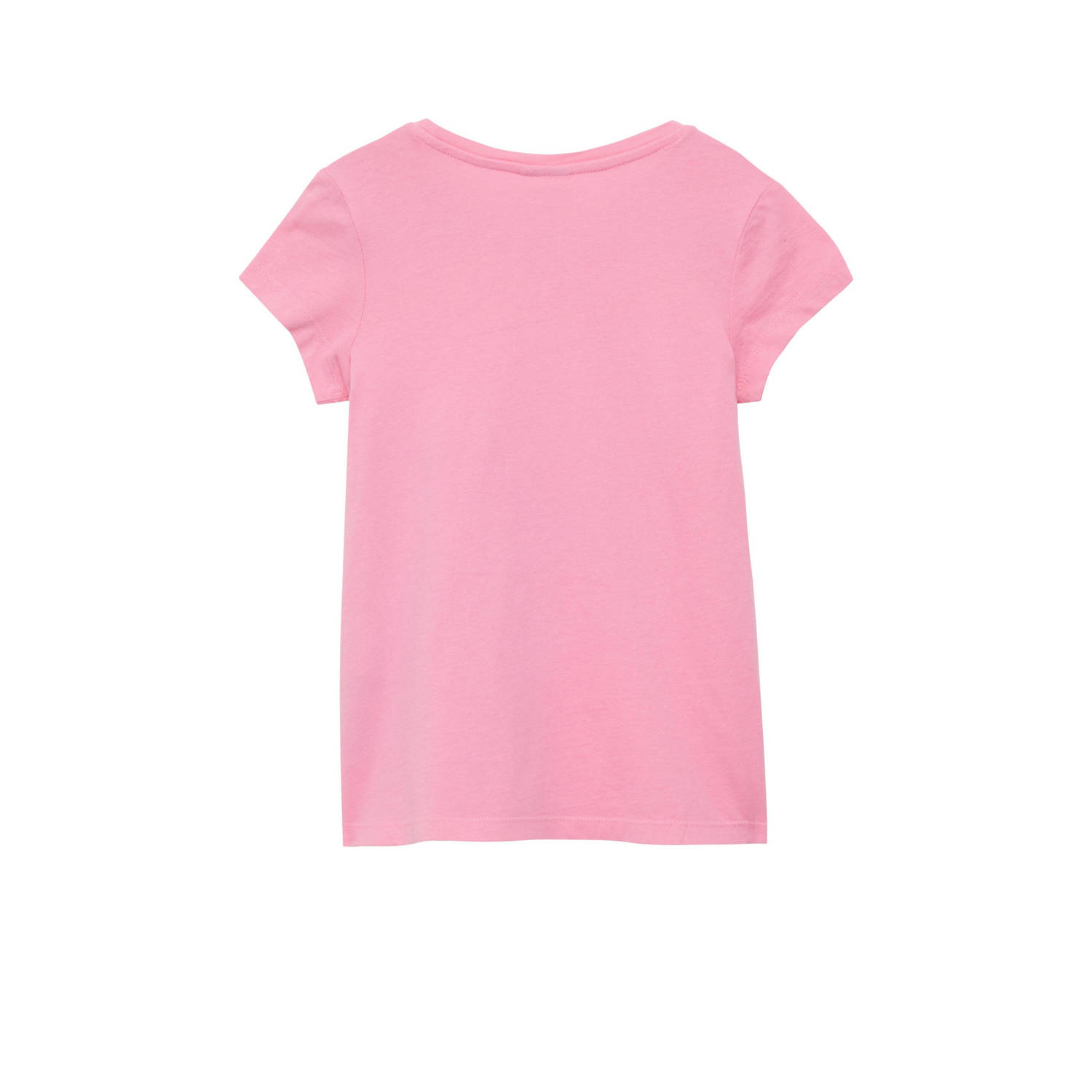 s.Oliver T-shirt roze met pailletten