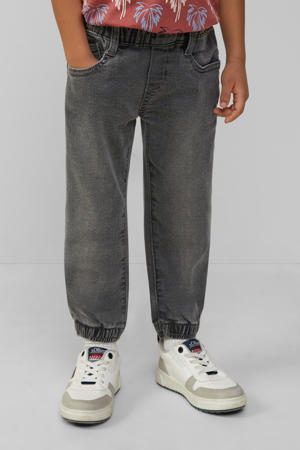 waist regular fit jeans grey denim
