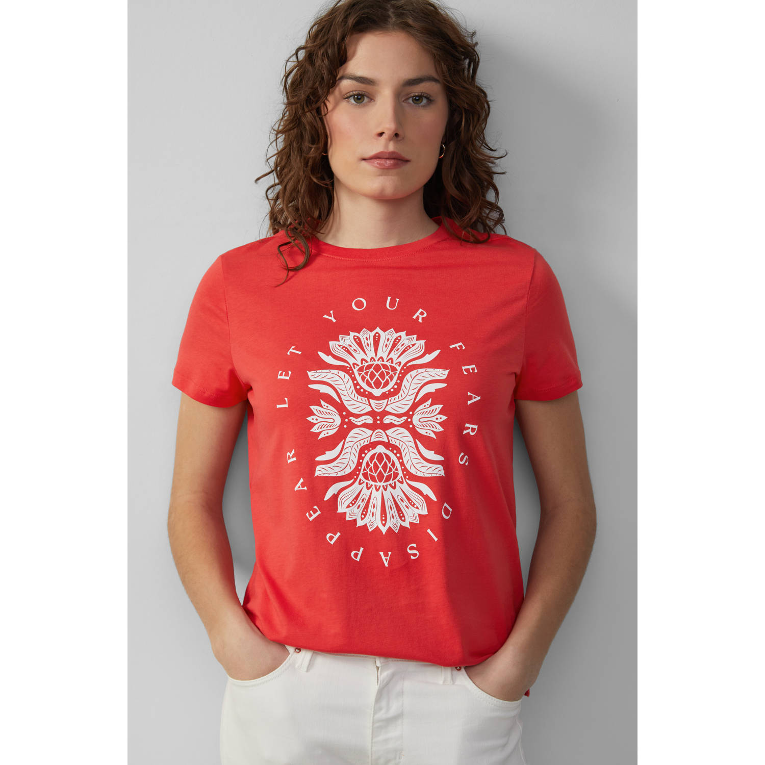 Q S by s.Oliver T-shirt rood