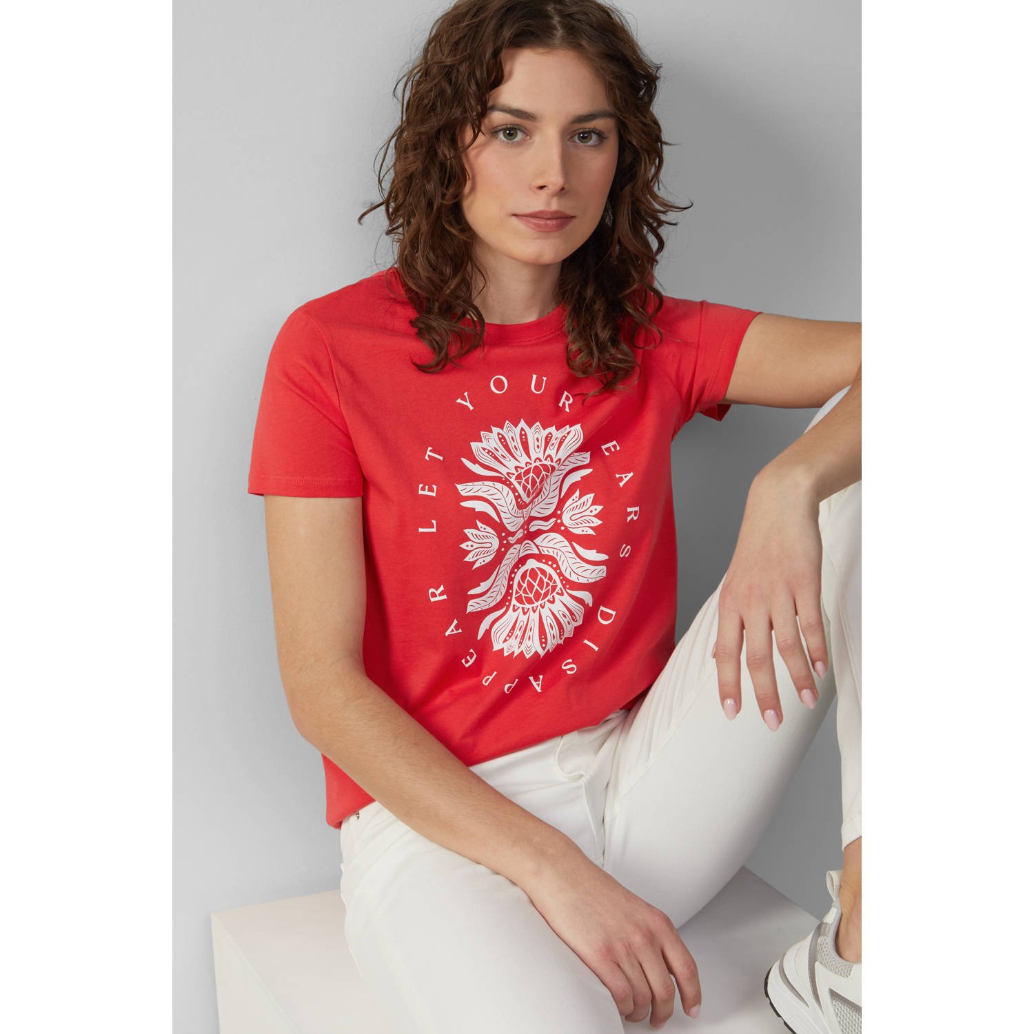 Q S by s.Oliver T-shirt rood