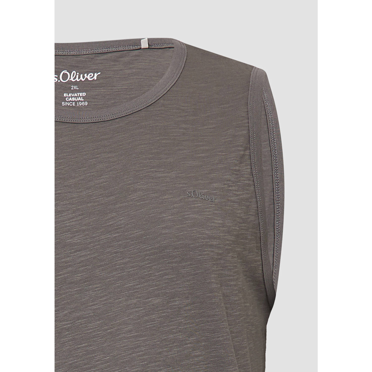 s.Oliver Big Size T-shirt grijs