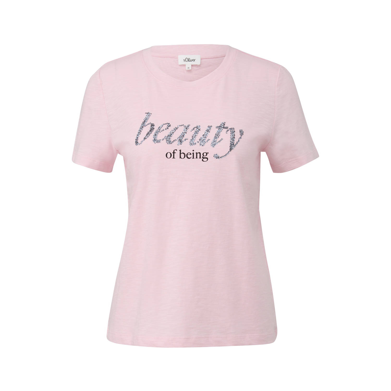 S.Oliver T-shirt lichtroze