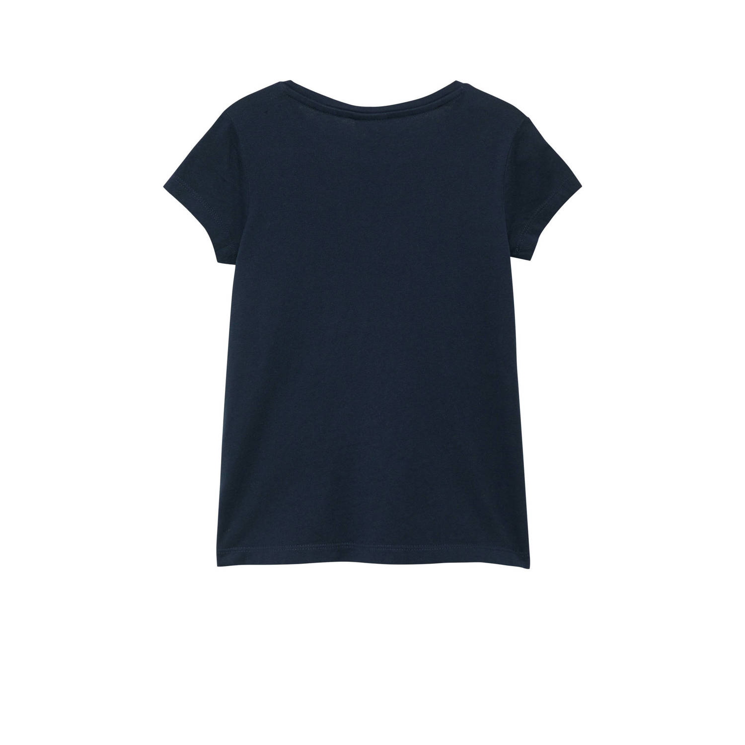 s.Oliver T-shirt donkerblauw met pailletten