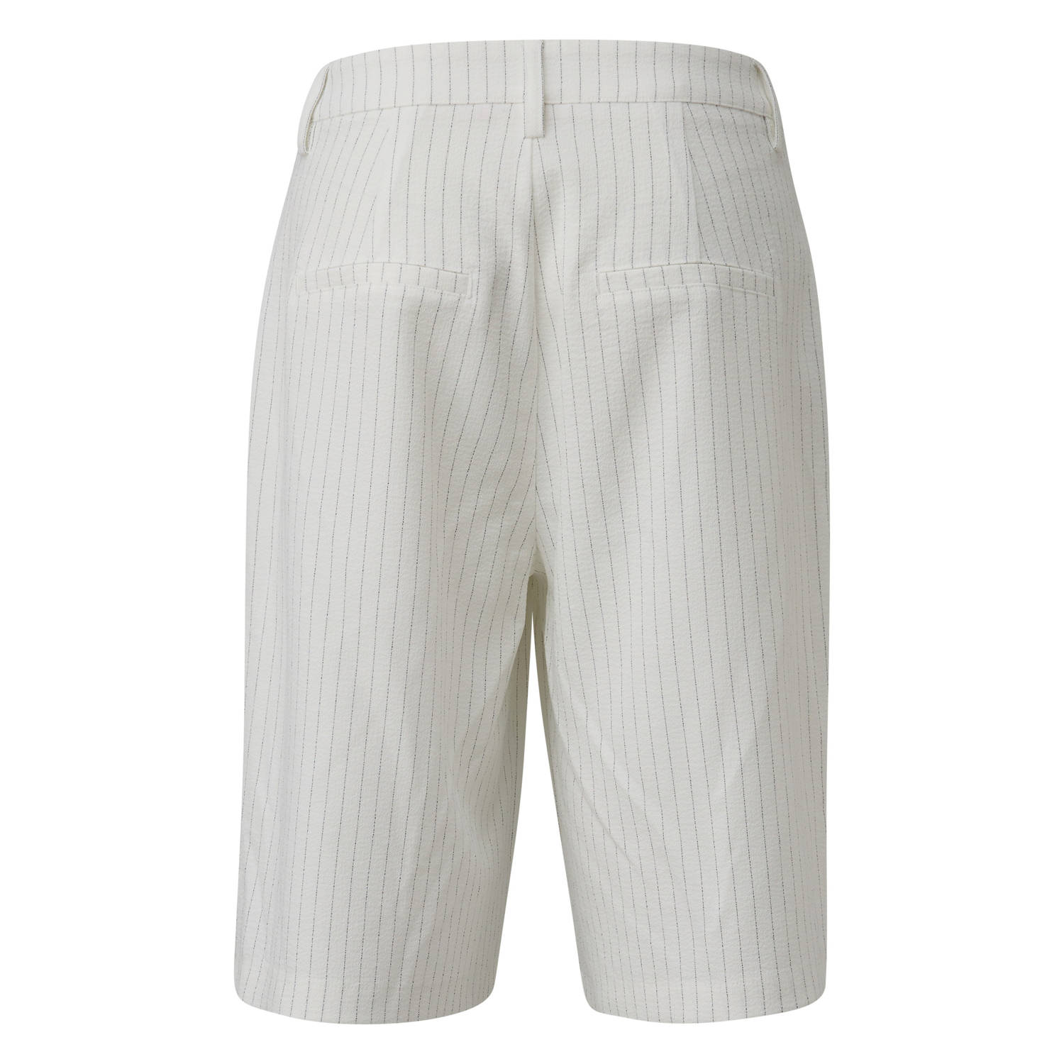 Q S by s.Oliver straight high waist bermuda short wit