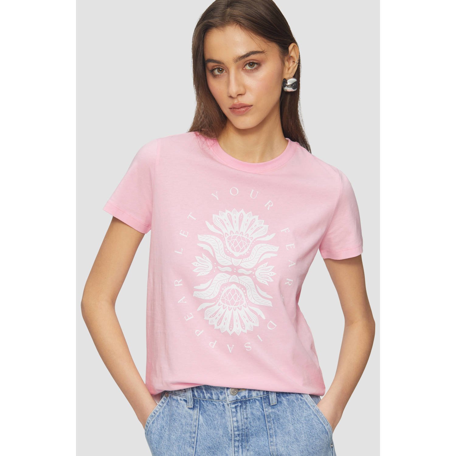 Q S by s.Oliver T-shirt lichtroze