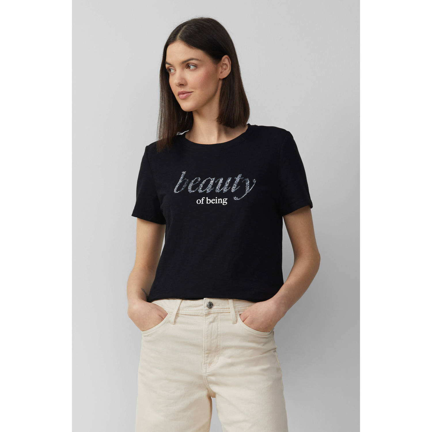 S.Oliver T-shirt zwart