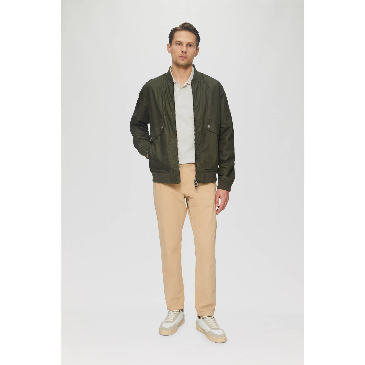 s.Oliver regular polo ecru