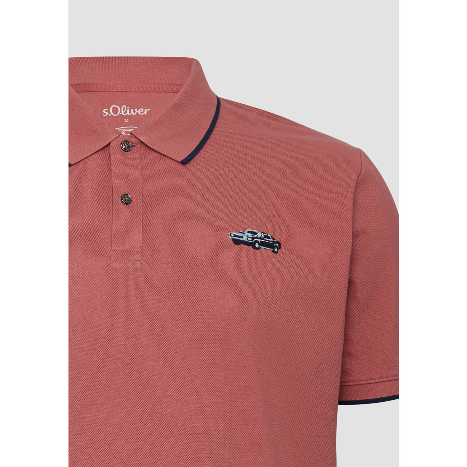 s.Oliver Big Size polo rood